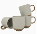2-Tone Speckled Mug 4-Pack Gray Ceramic Price Is Per Mug