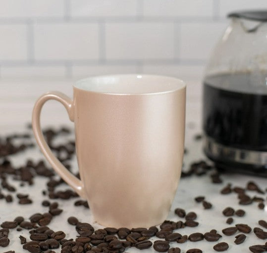 Pale Blush Glossy Finish Coffee Mug 4-Pack Price Is Per Mug