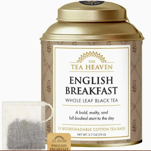The Tea Haven English Breakfast 15 bag Canister