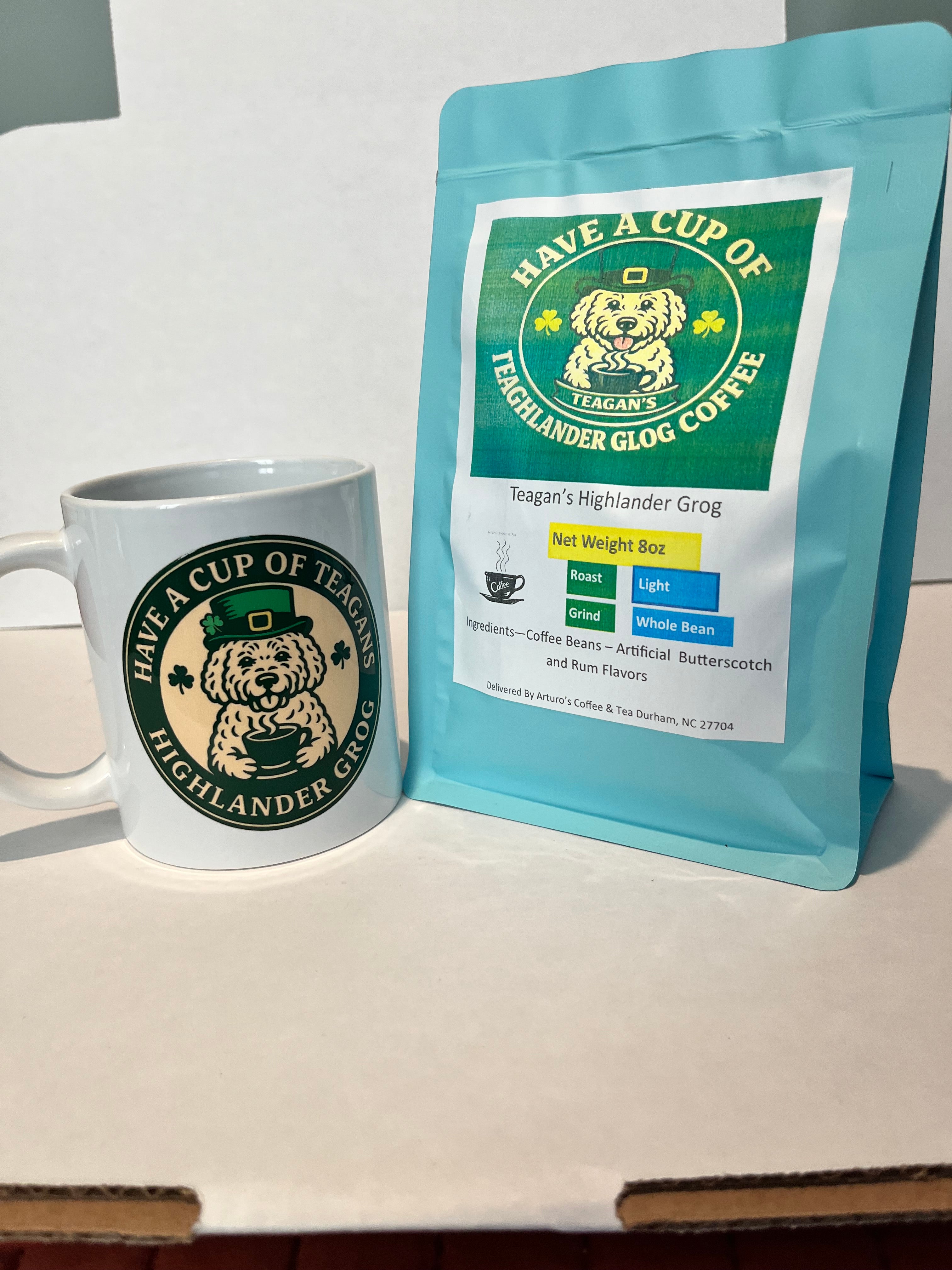 Teagan’s Highlander Grog Coffee + Mug Bundle