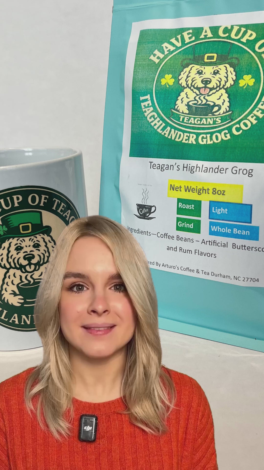 Teagan’s Highlander Grog Coffee + Mug Bundle